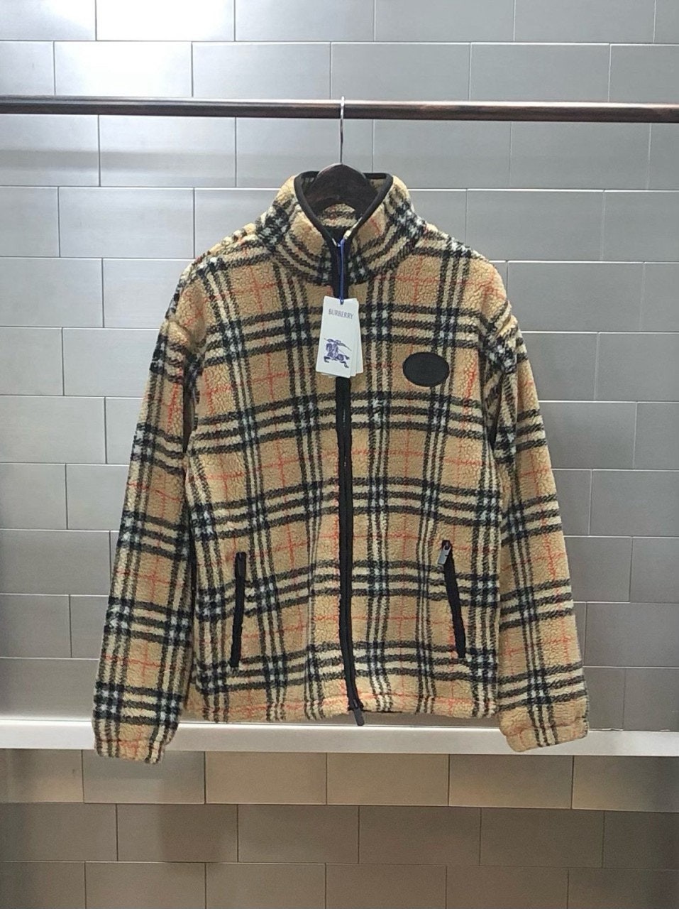 💕 버** 울 캐시미어 플리스 자켓