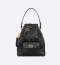💕 디* Caro 스몰버킷백 블랙 매크로까나쥬 양가죽