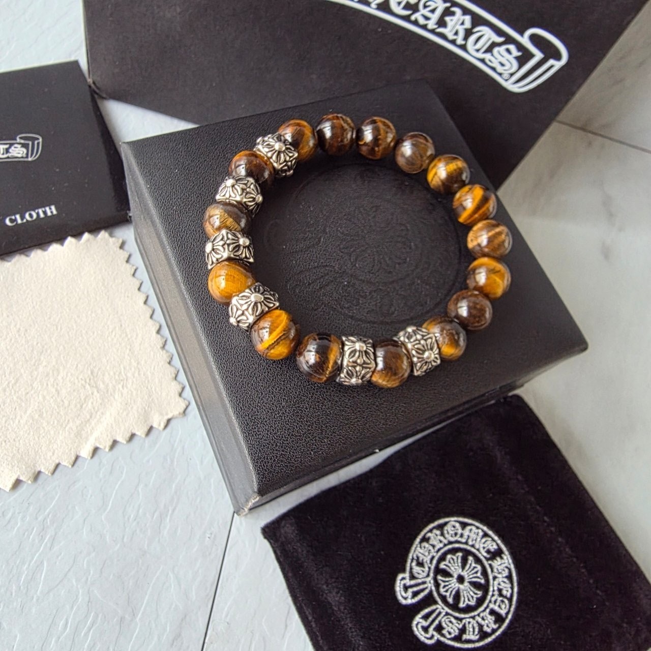 💕 크* 십자가 염주 팔찌