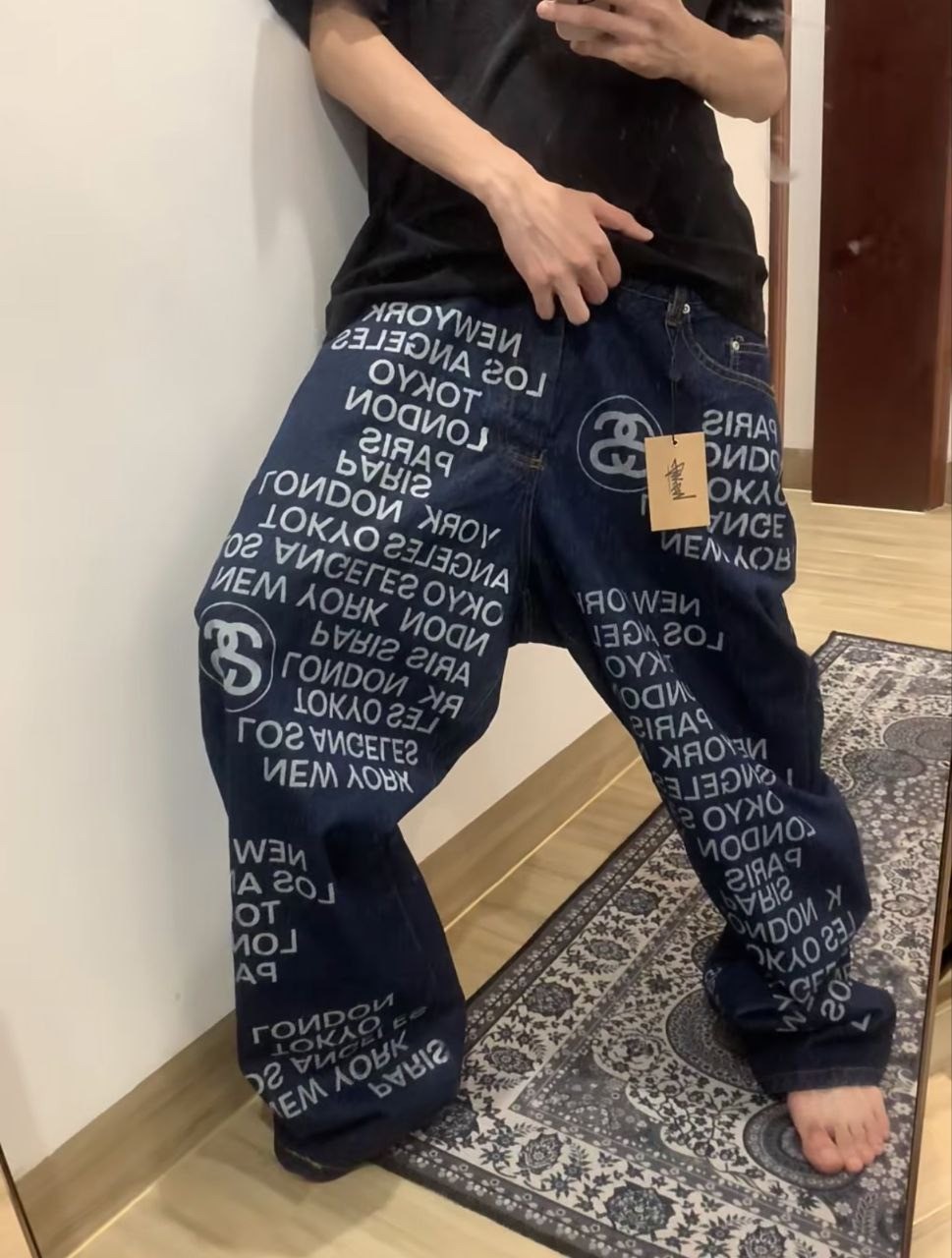 •스투* 시티 링크 데님 원 위시 진 - 수입