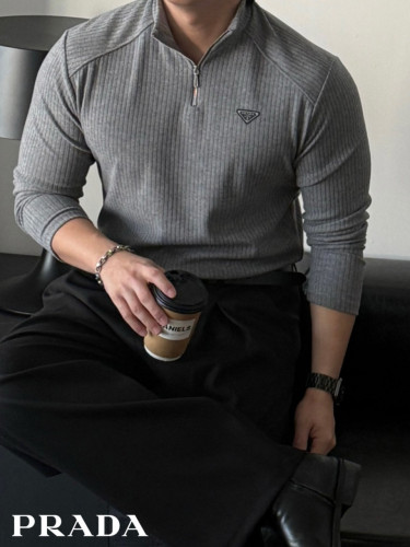 PRD 머슬핏 긴팔 반집업