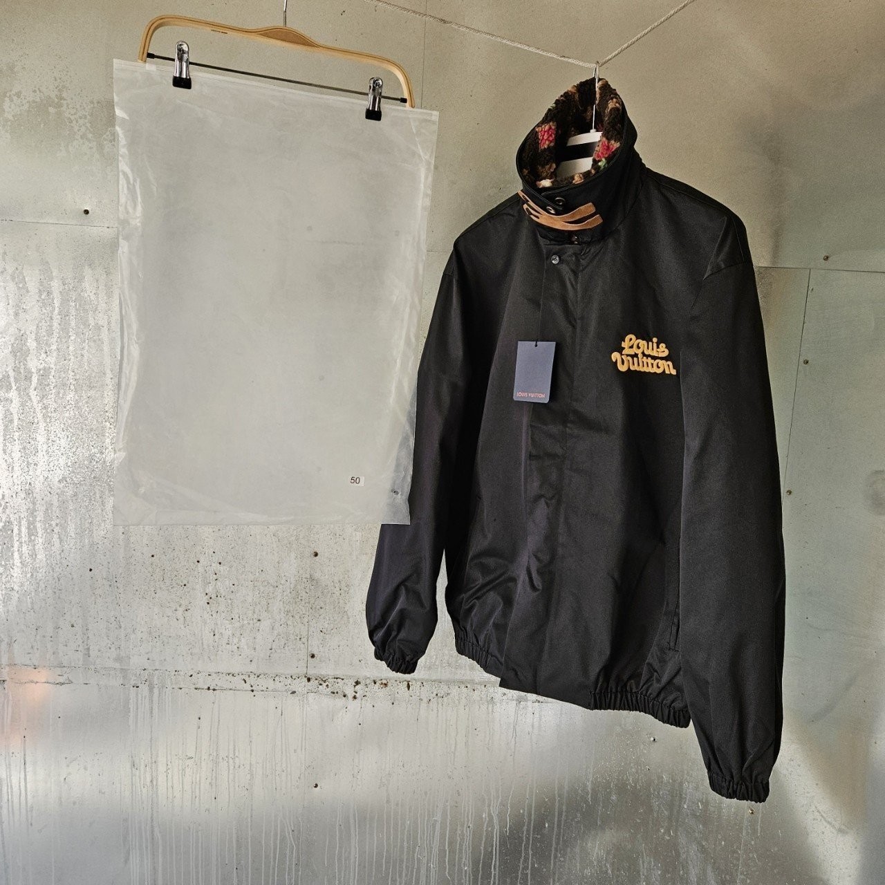 루*비* 에비에이터 자켓 위드 모노그램 플리스 칼라 자켓