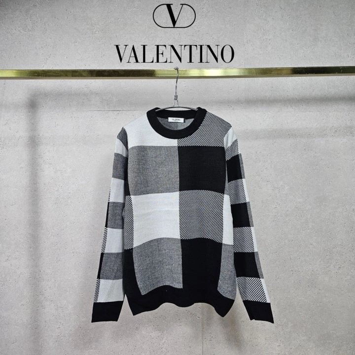 VLT 멀티 체크 라운드 니트