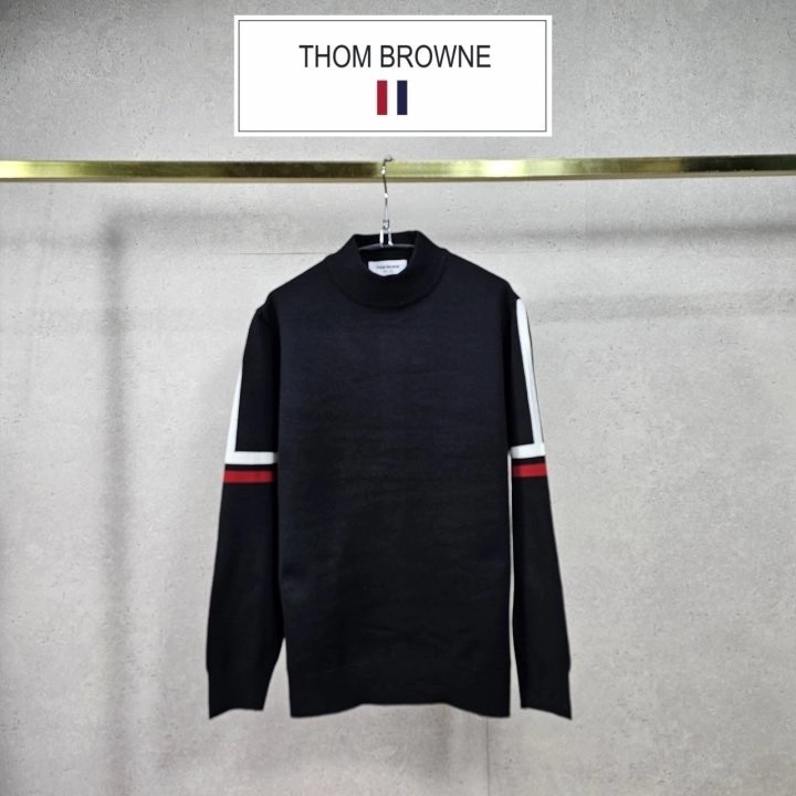 TB 삼선 라인 반목 니트