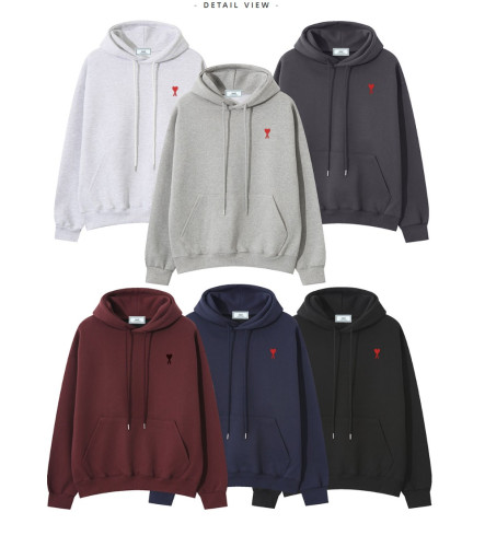 20546_AM 어깨깡 탄탄 이중무지 하트 후드티