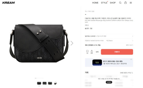 ✨디올 미니 새들 메신저백✨