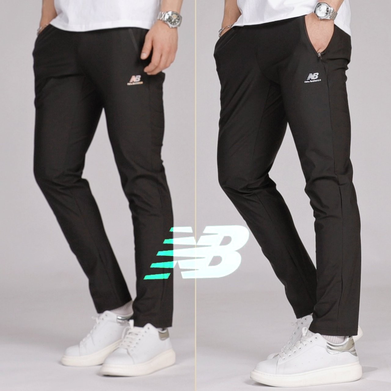 1 <뉴발란스 홀로그램 스판 트레이닝바지>