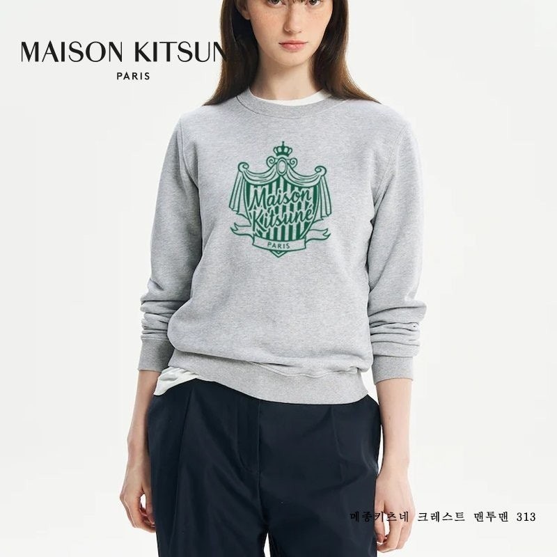 💕 메* 키츠네 크레스트 맨투맨 313