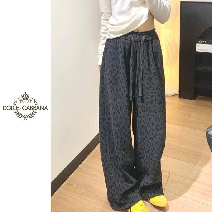 💕 돌* 레오파드 기모팬츠