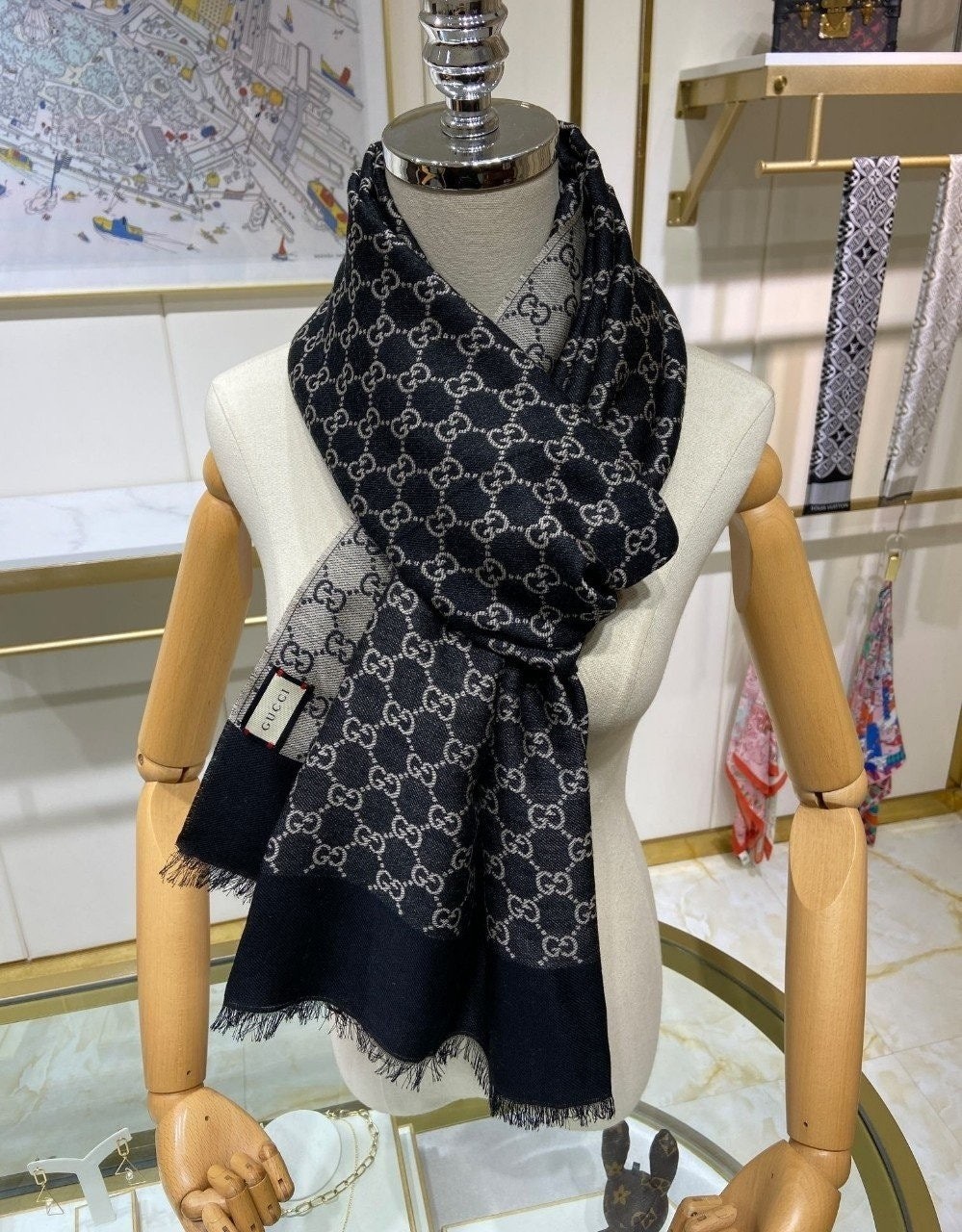 💕 구* 양면 머플러 남녀공용