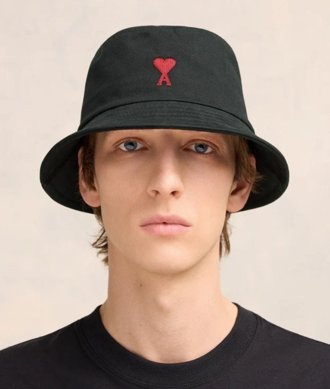 💕 아* A 하트자수 버킷햇