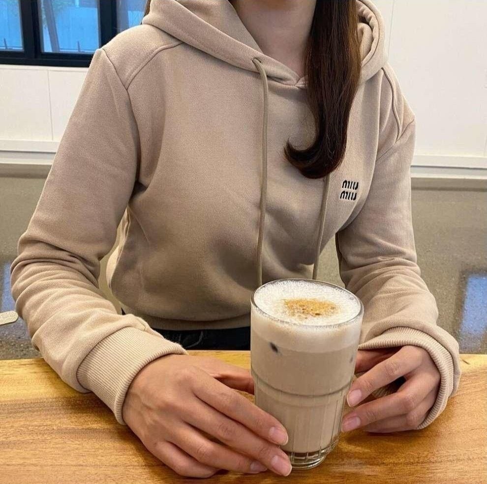 💕 미*** 자수로고 베이직 기모 후드티