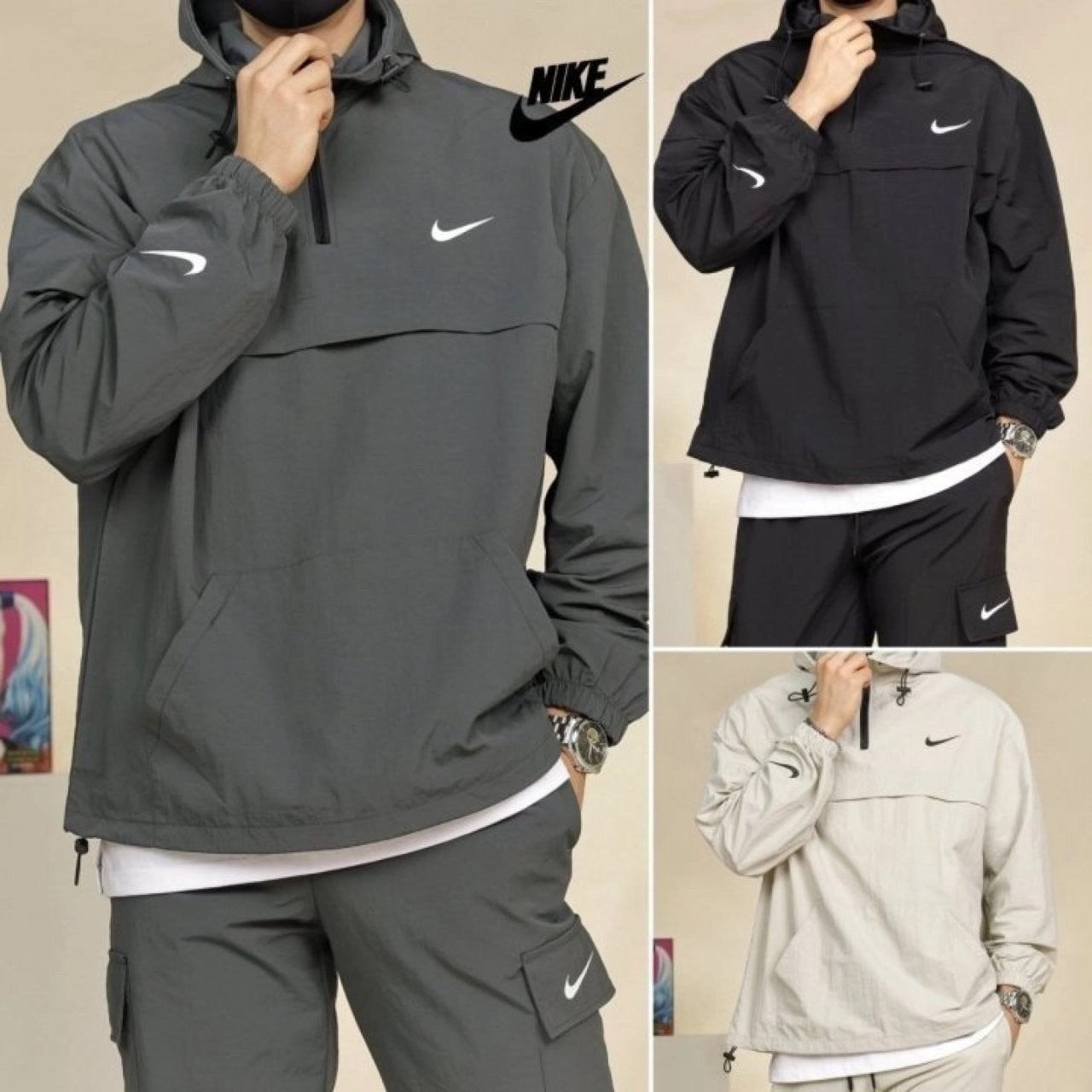 💕 나** 앤코 스우시 아노락 세트