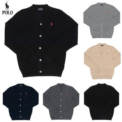 💕 폴* 레드포니 자수 베이직 가디건