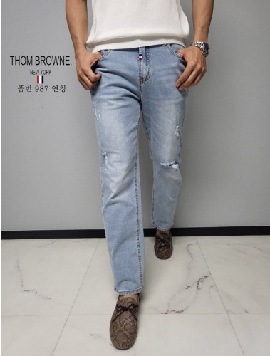 💕 톰* 아이스 구제 청바지