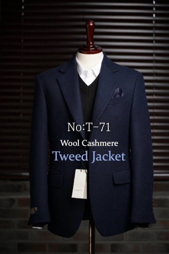 💕 구* 최상급 울캐시미어 트윗재킷 블랙 솔리드