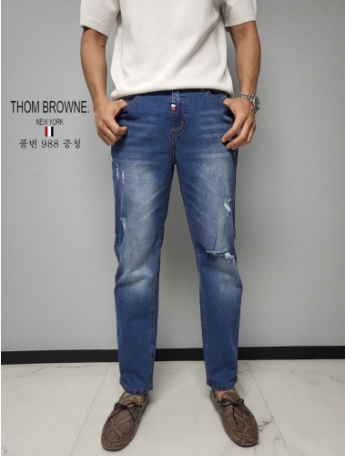 톰브라운 아이스 구제 청바지