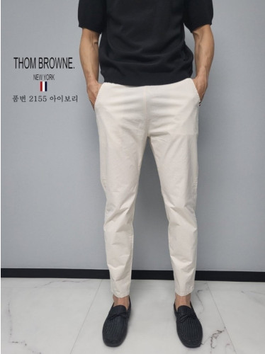 톰브라운 10부 면 바지