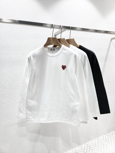 꼼데가르송 원포인트 패치 긴팔티