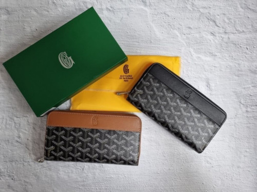 고야드 마티뇽 지퍼돌이 지퍼 장지갑