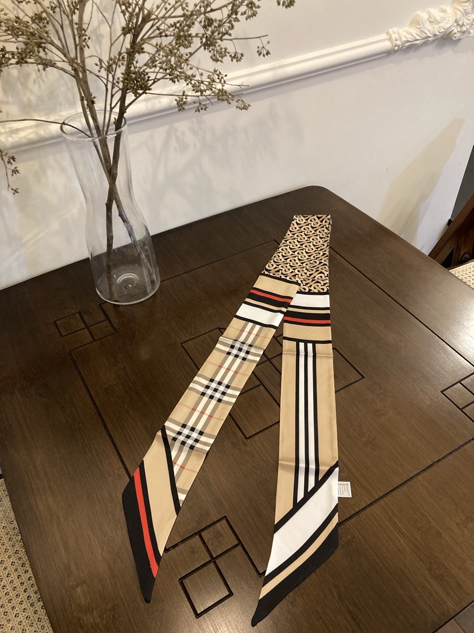 #RR #버버리 체크 스카프 ❣️