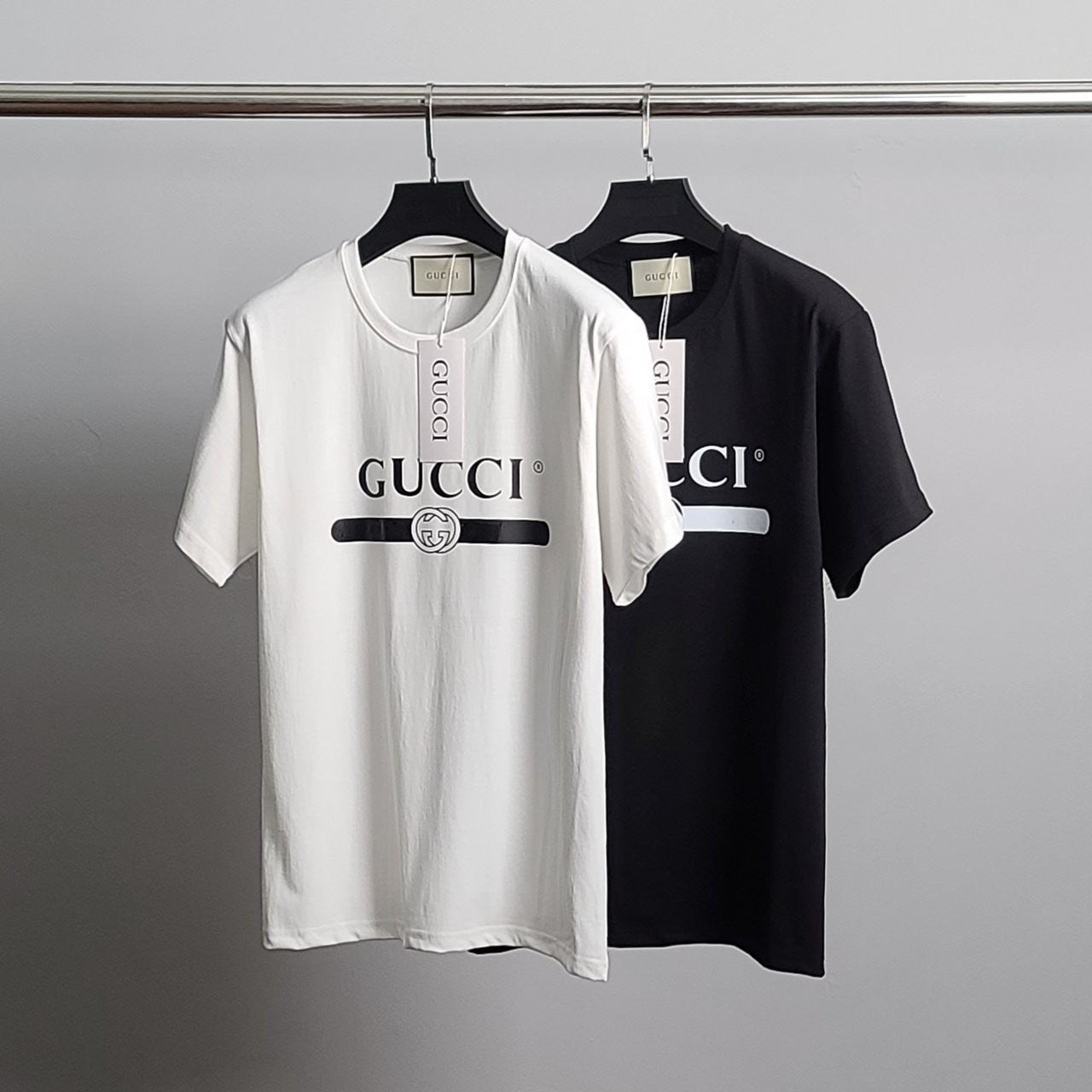 💕 구* 클래식 띠로고 코튼 반팔티