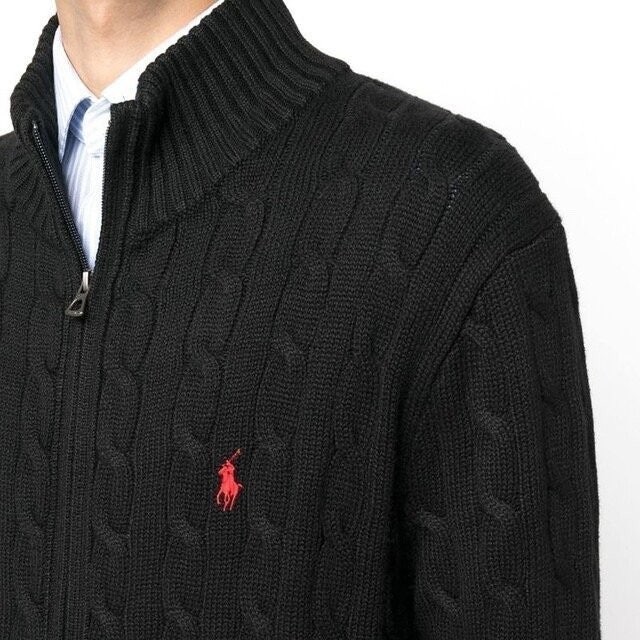 💕 폴* 케이블 니트집업