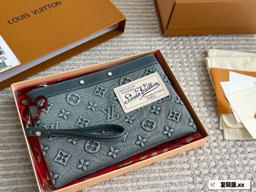 💕 루* 데님 포쉐트 투고 클러치