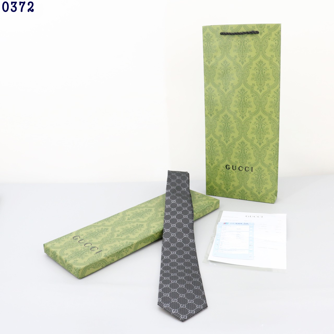 👹구찌 GG로고 도트 프린트 넥타이👹