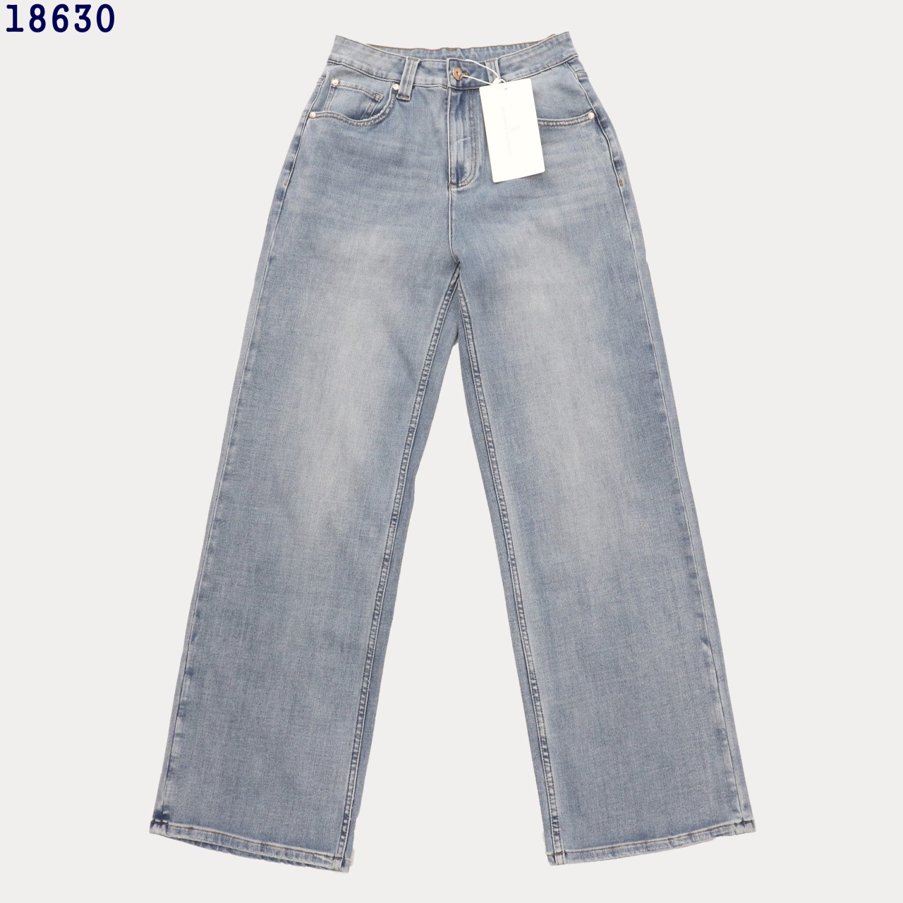 👹브루넬로 쿠치넬리 빈티지 골드 레더 패치 와이드 데님 팬츠👹