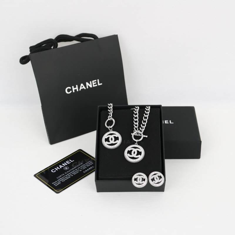 👹샤넬 목걸이 팔찌 주얼리 3종 세트 C004👹