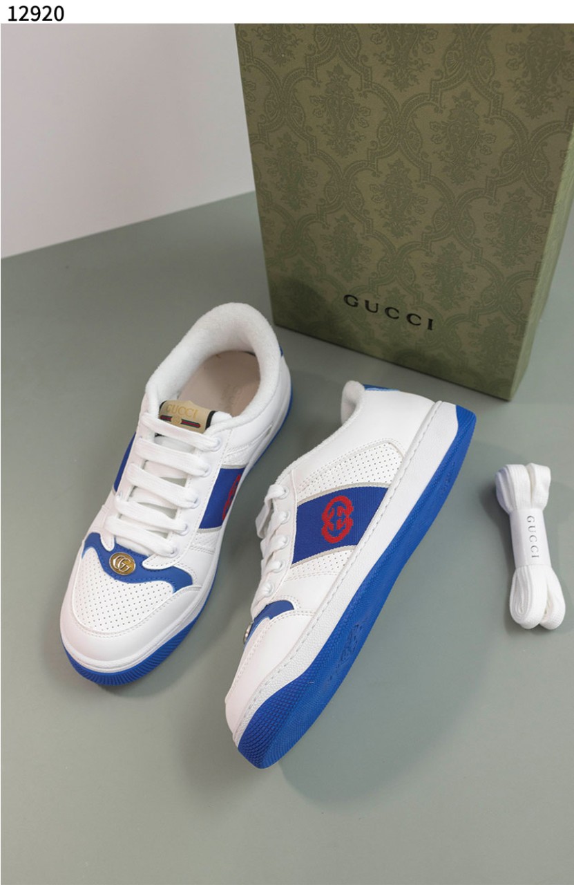 #구찌 [GUCCI] 스크리너 인터로킹 G 화이트 블루 신상입고💢 #신발 #12920