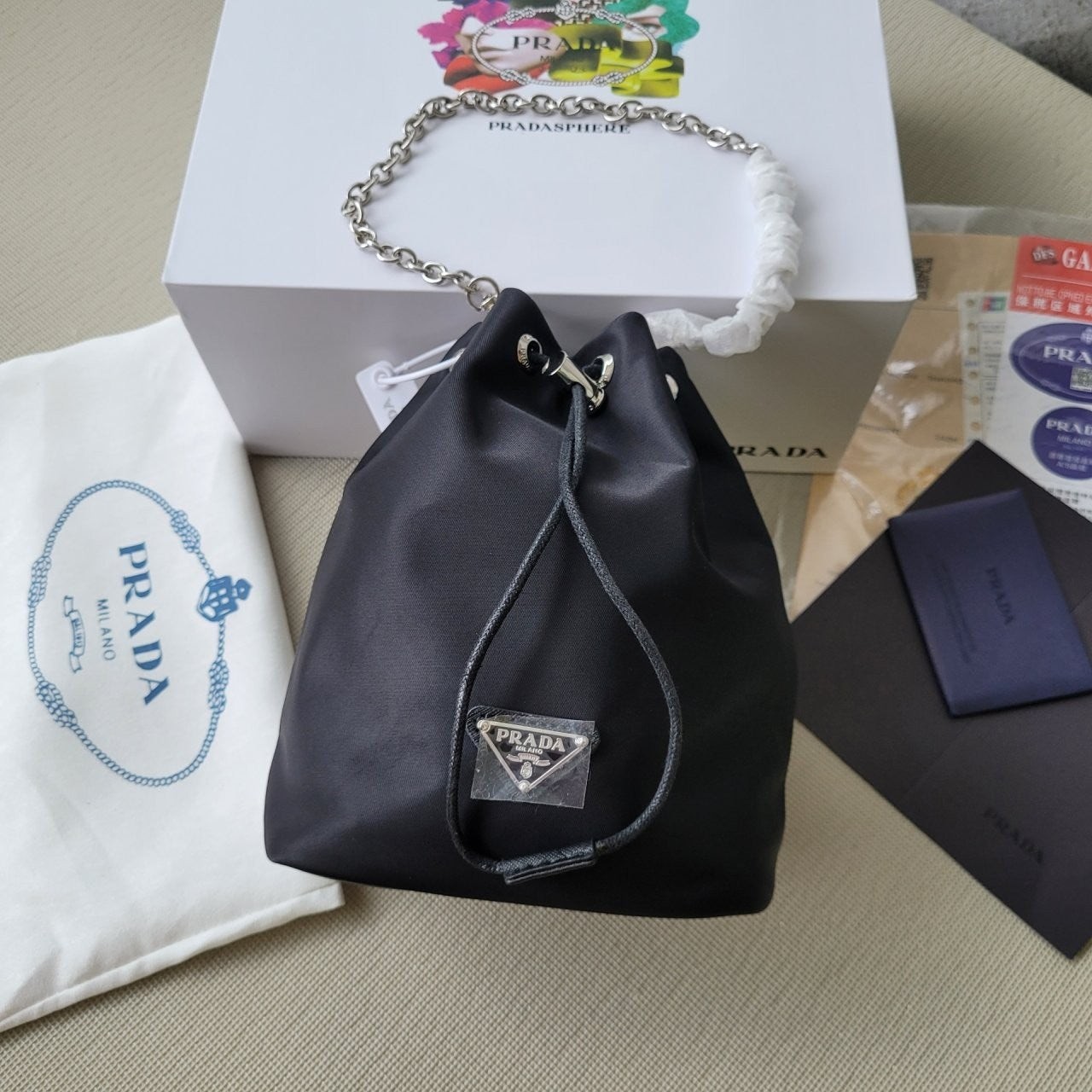 💕 프** 체인 버킷백