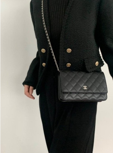 💕 샤* 고급 박스 WOC 클래식 캐비어 은장