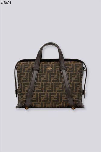 🍀 [FENDI] 팬디 FF 자카드 보스턴 365 백 🍀