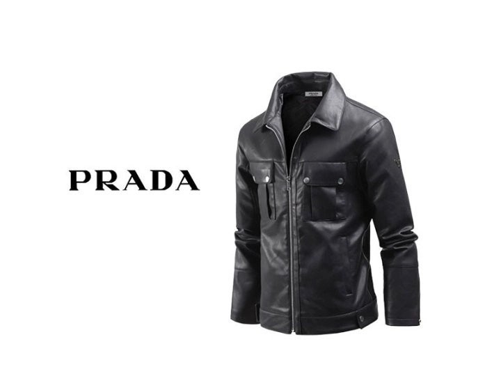 PRD 레더 바이커 자켓