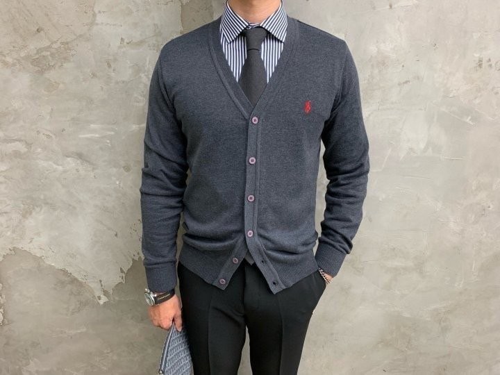 PL 랄프로렌 헤라시 V넥 가디건