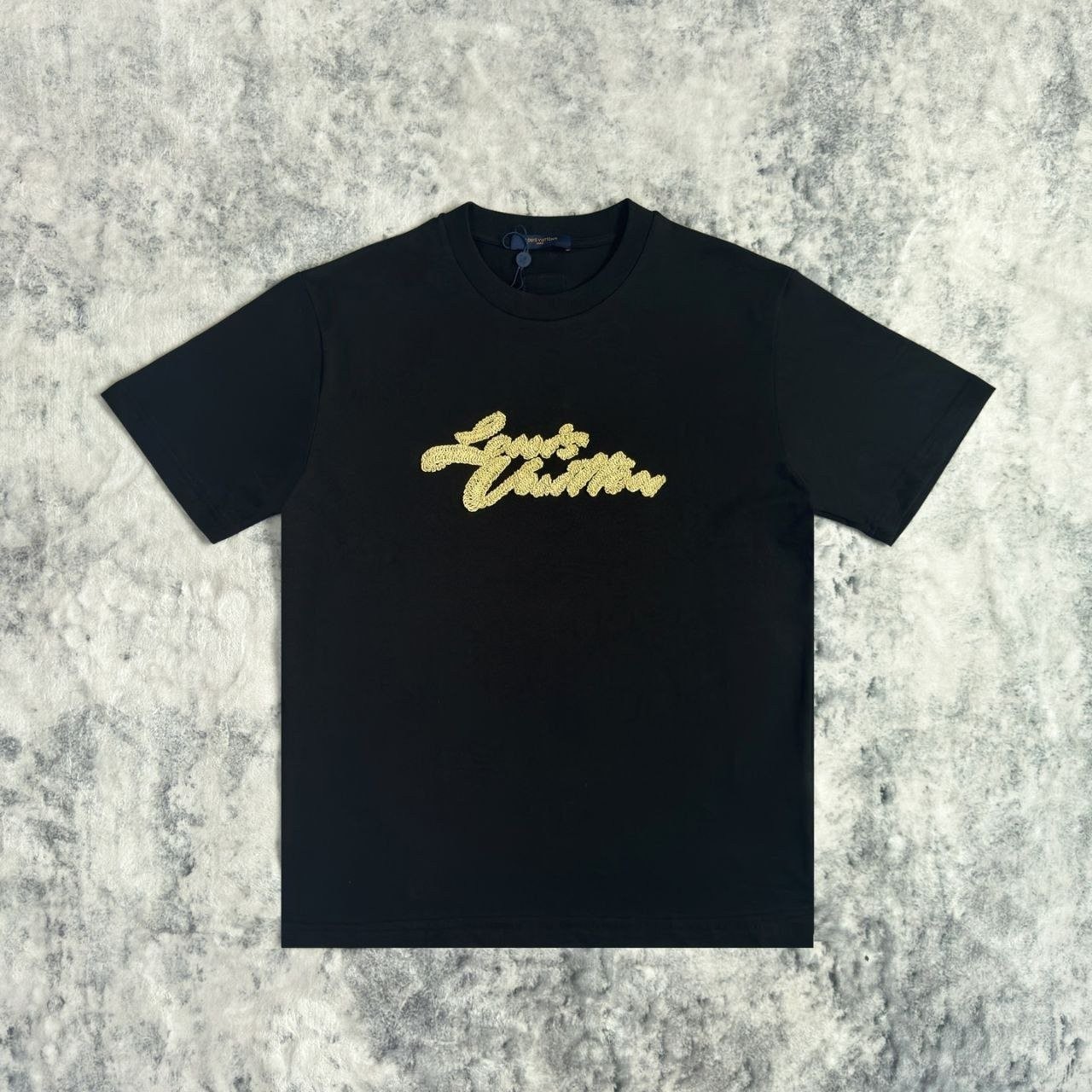 💕 루* 25 엠브로이더드 라피아 로고 반팔티셔츠 - 수입