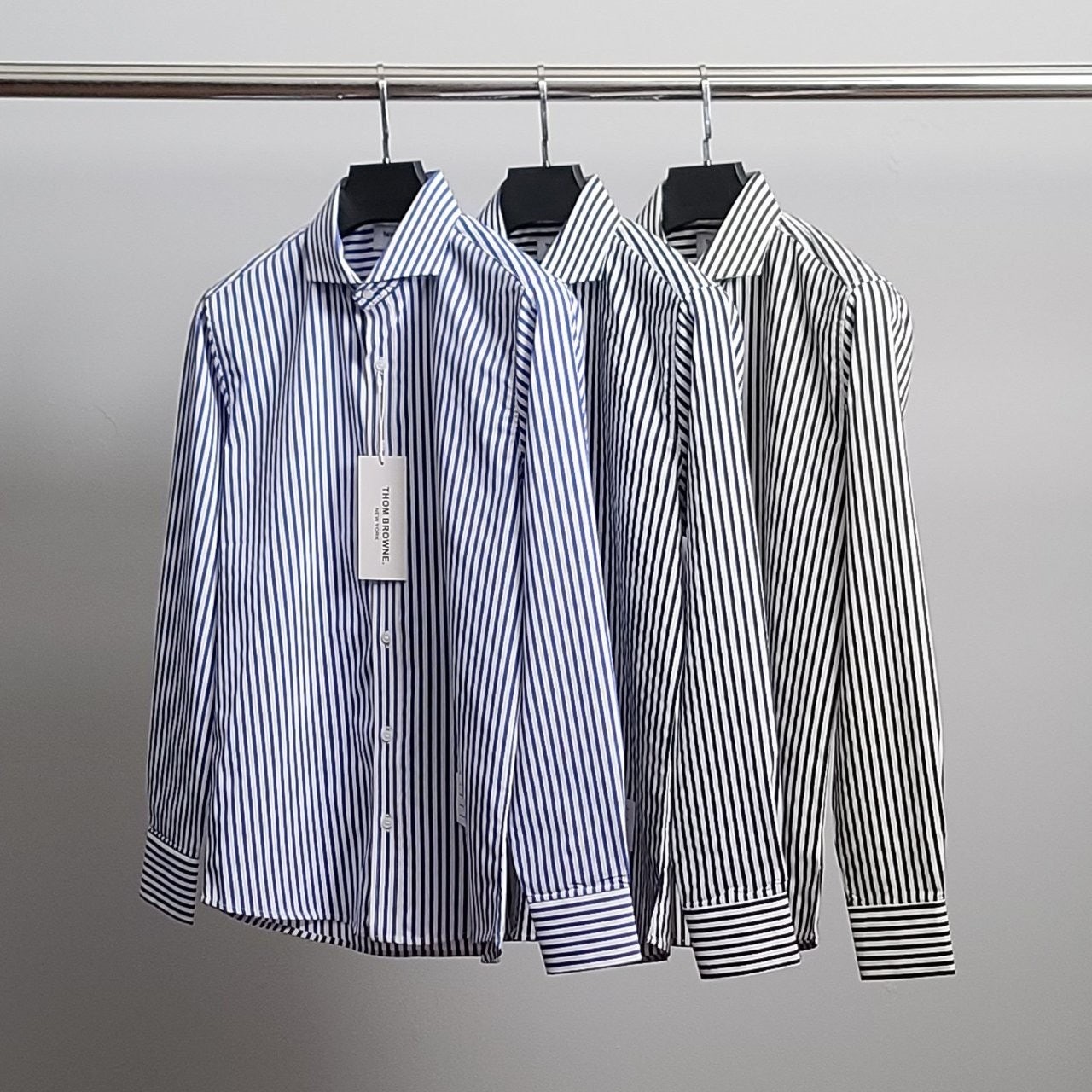 💕 톰* 히든삼선 스트라이프 셔츠
