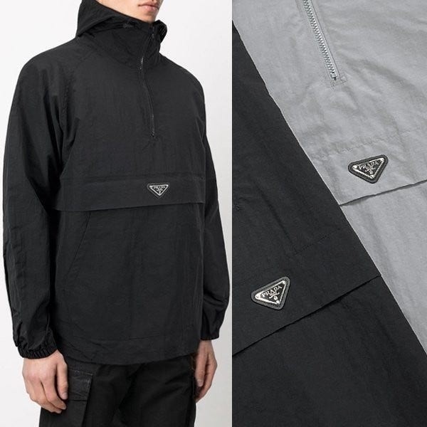 💕 프** 플레이트 후드아노락