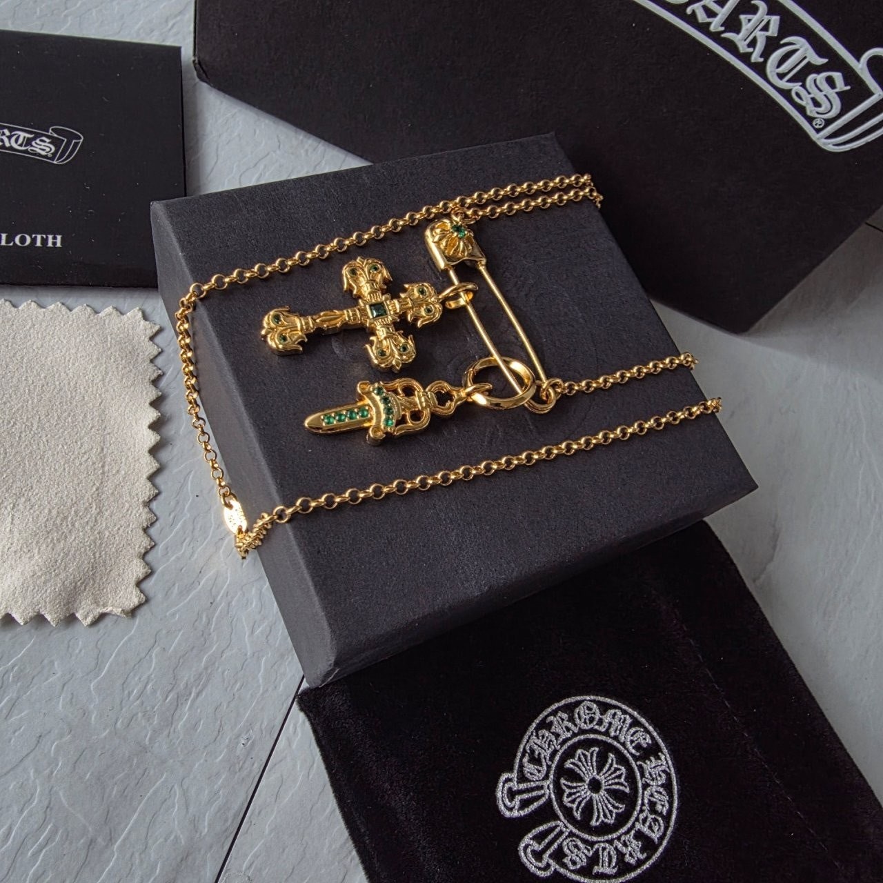 💕 크* 클립 팬던트 목걸이