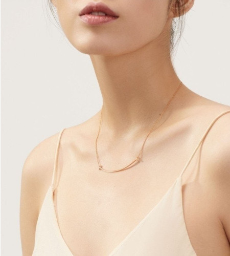 💕 티** 스마일 T펜던트 라지 목걸이✔수입