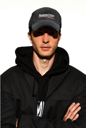 💕 발**** 웨이브 로고 자수 폴리티컬 빈티지 볼캡✔수입