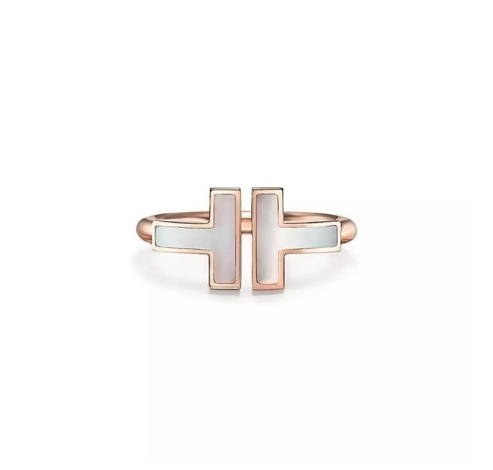 💕 티** 반지 마더오브펄 화이트