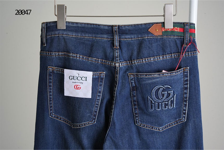 🔆 [GUCCI] 구찌  레이저 더블 G 데님 팬츠 🔆