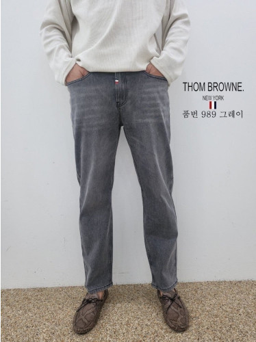 💕 톰* 슬림 일자 그레이 진