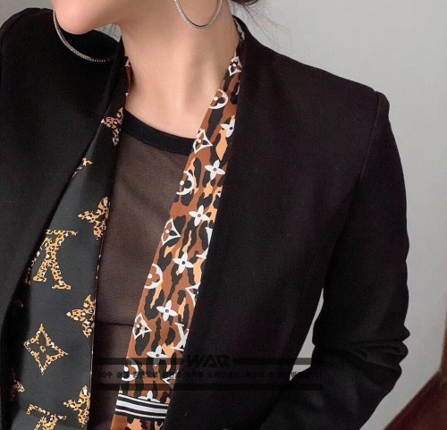 💕 루* 레오파드 양면 방도 스카프