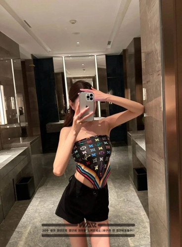 💕 루* 트렁크 사각 모노그램 블랙 스카프