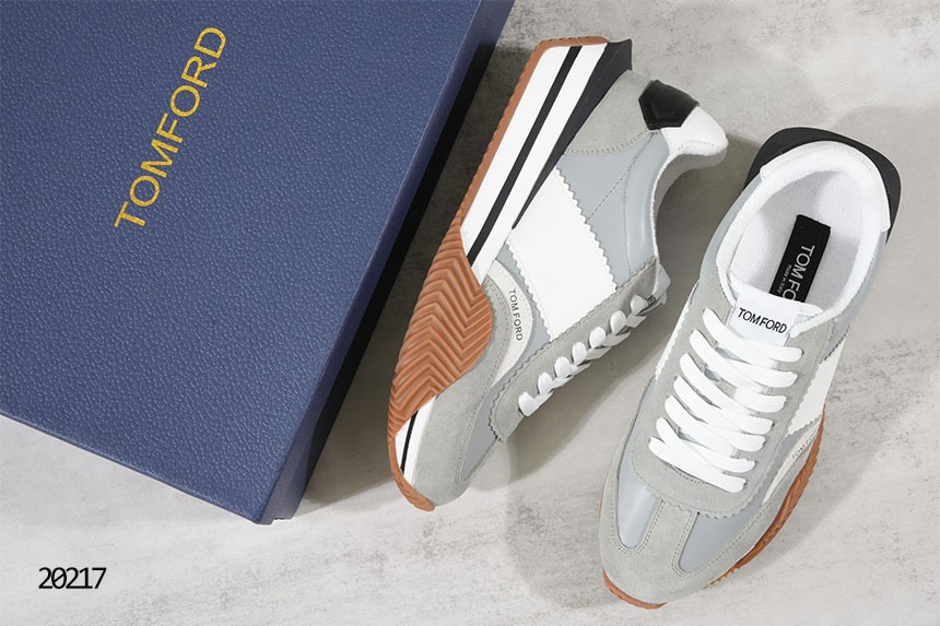 🔆[TOMFORD] 톰포드 제임스 레더 스웨이드 스니커즈 🔆