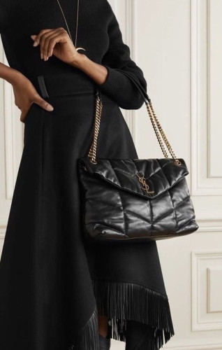 입생 푸퍼백 금장 소